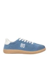 Be980 Woman Sneakers Slate Blue Size 8 Leather