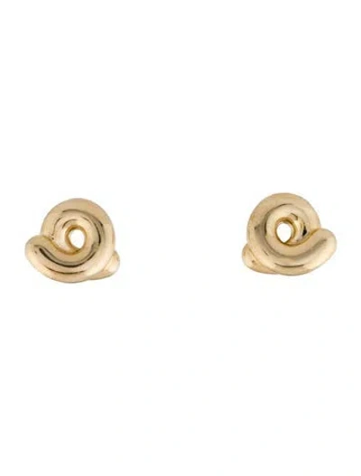 Pre-owned Bea Bongiasca 9k Tarallo Earrings In Multi