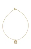 Bea Bongiasca 9k Yellow Gold Crystal Pendant Necklace