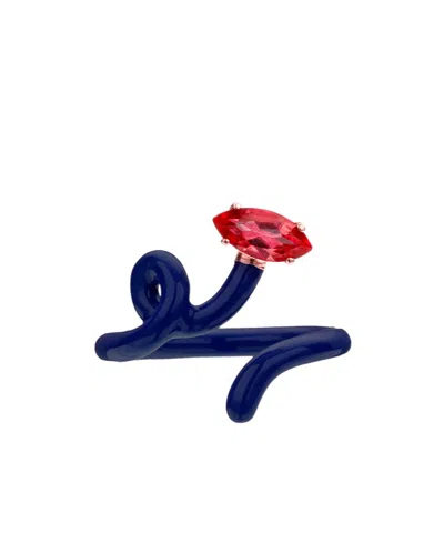 Bea Bongiasca Baby Vine Ring In Blue