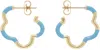 Bea Bongiasca Blue B Mini Earrings In Baby Blue