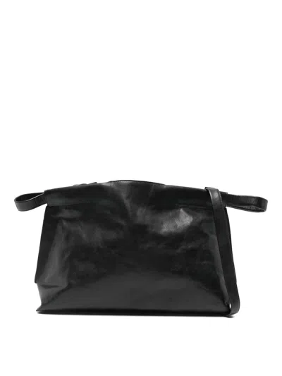 Bea Bongiasca Leather Midi Tote Bag In Black