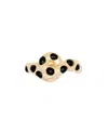 BEA BONGIASCA CHONKY WAVE POLKA DOTS RING