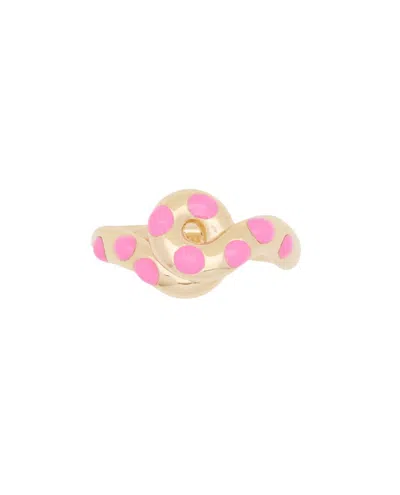 BEA BONGIASCA CHONKY WAVE POLKA DOTS RING