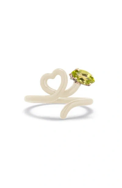 Bea Bongiasca Double Vine Tendril Ring In Gold