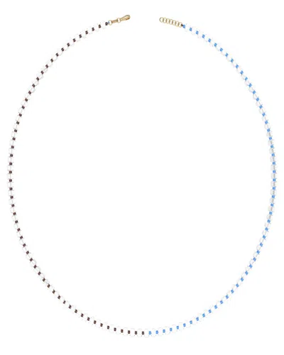 BEA BONGIASCA BEA BONGIASCA FLOWER FUNK 9K & SILVER 256.80 CT. TW. ROCK CRYSTAL BEADED NECKLACE