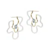 Bea Bongiasca Flower Power Hoops Earring In 9k Yellow Gold