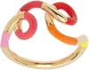 Bea Bongiasca Gold Tetradic Ring In Pink / Yellow
