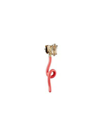 ピアス Bea Bongiasca ENAMEL PINK EARRINGS (GE230YGS.GG5.RS PINK) Bea Bongiasca Enamel Pink Earrings Accessories In Multicolor