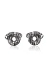 Bea Bongiasca Silver Mountain Zebra Tarallo Earrings