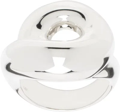 Bea Bongiasca Silver Tarallo Ring In 925 Silver