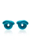 Bea Bongiasca Sterling Silver Enamel Earrings