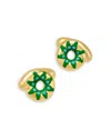 Bea Bongiasca Stud Earrings In 9k Yellow Gold In Gold