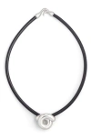 Bea Bongiasca Tarallo Pendant Necklace In Silver