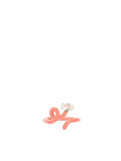 Bea Bongiasca Tendril Pink Ring With Small Boat Accessories