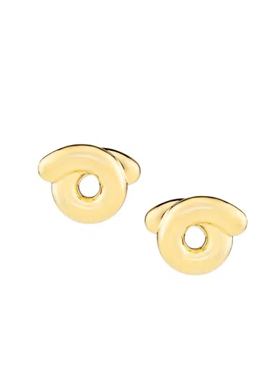Bea Bongiasca Women's Tarallo 9k Yellow Gold Stud Earrings