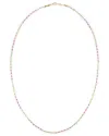 BEA BONGIASCA WOW 9K & SILVER 256.80 CT. TW. ROCK CRYSTAL BEADED NECKLACE
