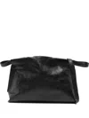 Bea Mombaers Leather Midi Tote Bag In Black