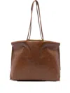 Bea Mombaers Leather Tote Bag In Brown