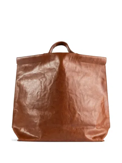 Bea Mombaers Large Shopper Handbag In Brown