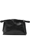 Bea Mombaers Leather Midi Tote Bag In Black