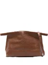 Bea Mombaers Leather Midi Tote Bag In Brown