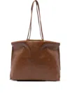 Bea Mombaers Leather Tote Bag In Brown