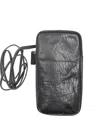 Bea Mombaers Leather Zip-fastening Phone Bag In Black
