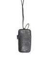 Bea Mombaers Leather Zip-fastening Phone Bag In Brown