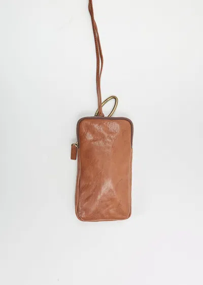 Bea Mombaers Phone Pocket In Brown