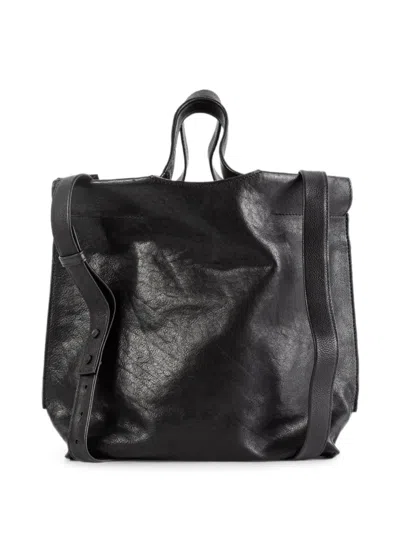Bea Mombaers S Shopper Leather Tote Bag In Black