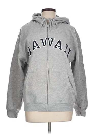 Pre-owned Béaba Zip Up Hoodie In Gray