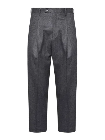 Beable Virgin Wool Trousers In Grey