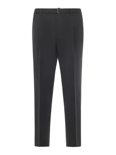 Beable Andy Wool Blend Trousers In Black
