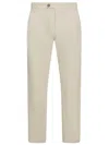 BEABLE BEABLE COTTON TROUSERS WITH FRONT PLEATS