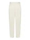 Beable Wool Blend Mat Trousers In Multi