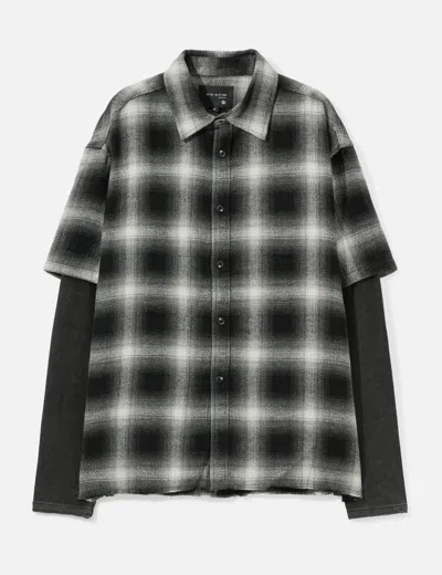 Beach Brains Ls Layer Shirt In Black/黑色/블랙/ブラック