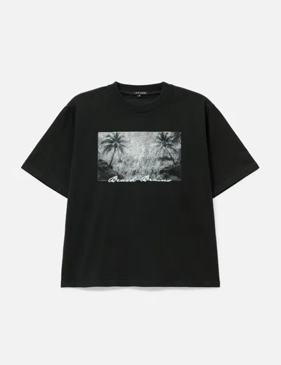 Beach Brains Palm Dream T-shirt In Black