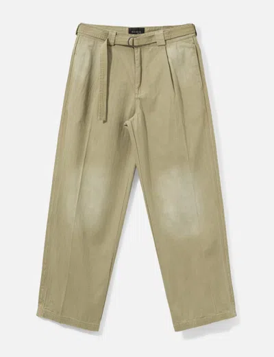 Beach Brains Pleated Work Pant In Beige/米色/베이지/ベージュ