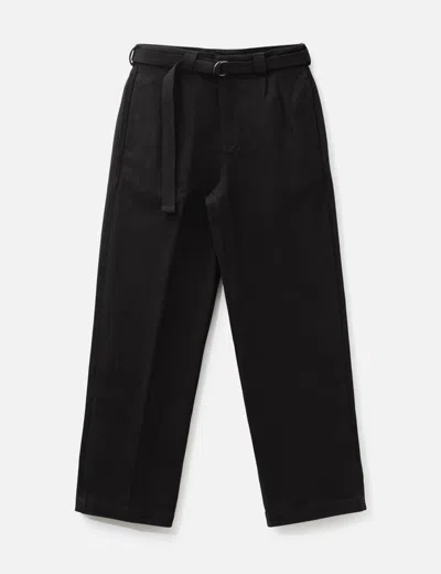 Beach Brains Pleated Work Pant In Black