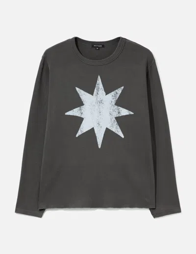 Beach Brains Star Drive Waffle Ls In Grey/灰色/그레이/グレー