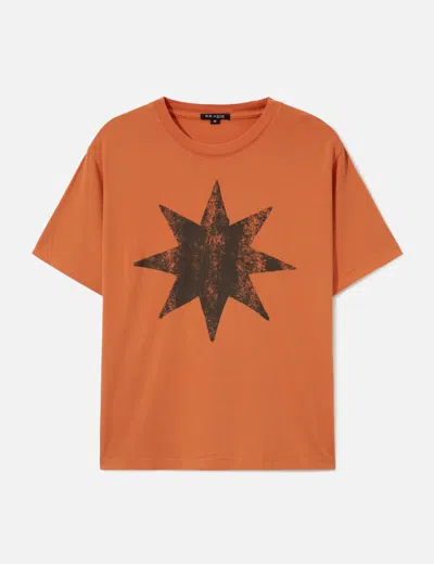 Beach Brains Star Tide T-shirt In Orange/橙色/오렌지/オレンジ