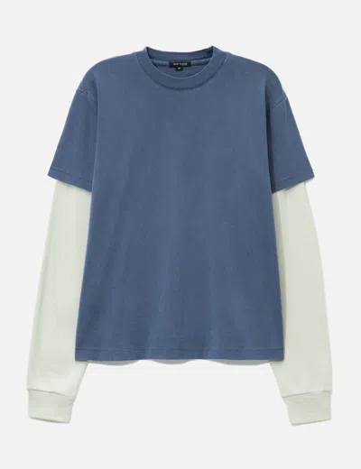 Beach Brains Tide Double Tee In Multi