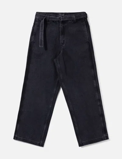 Beach Brains Work Cut Jeans In Black/黑色/블랙/ブラック