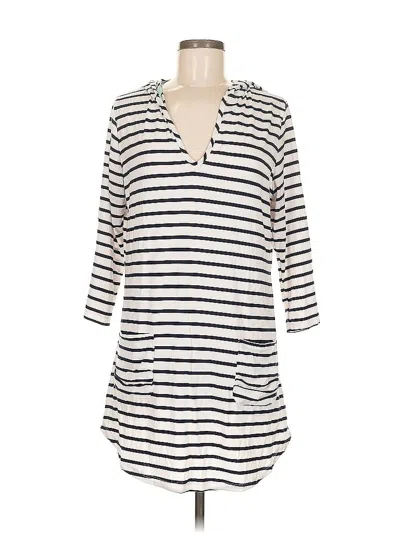 Pre-owned Beach Break Cardigan Sweater In White