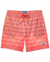 Beach Bros Brush Palm Waves Swim Short