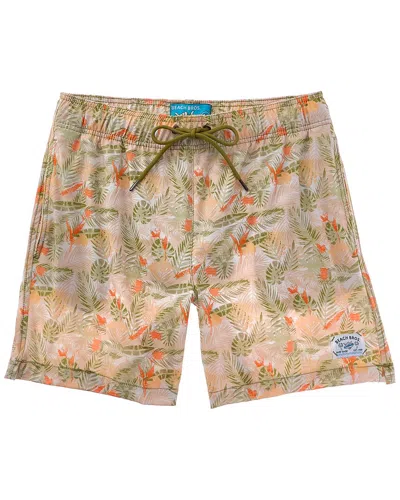 Beach Bros Dried Rhapsody Swim Trunk In Brown