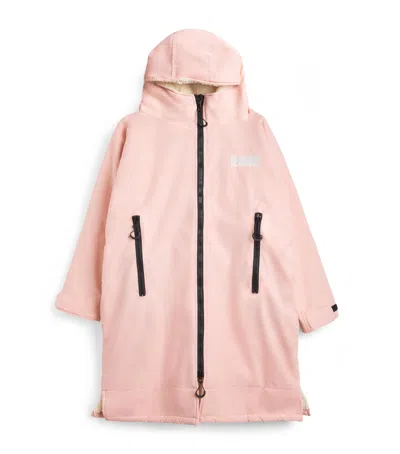 Beach Bum Kids' Waterproof Fleece-lined Brobe In Pink