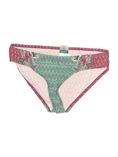 Pre-owned Beach Bump By Motherhood Swimsuit Bottoms In Burgundy