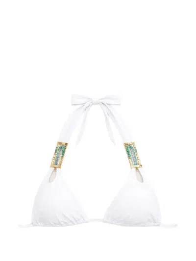 Beach Bunny Triangel-bikinioberteil Mit Flechtdetail In White